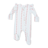 2 Way Ruffle Sleeve Zipper Footie