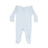 2 Way Ruffle Sleeve Zipper Footie