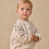 Oversized Crew Sweatshirt Space