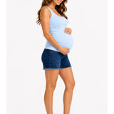 5" Maternity Dad Jean Shorts with Bellyband