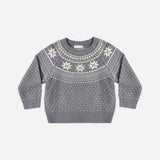 Fair Isle Sweater Slate