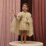 Tulle Cape Champagne Star