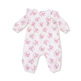 Long Sleeve Petal Ruffle Romper