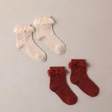 Ruffle Socks Pearl, Ruby