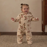 Fleece Jumpsuit Rose Garden