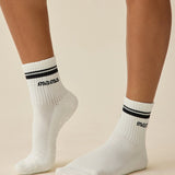 Non-Slip Quarter Crew Socks
