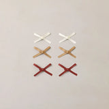 NoraLee Mini Satin Bows, Spice/Ivory/Gold