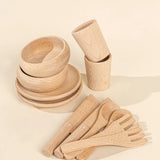 Wooden Dinnerware Playset