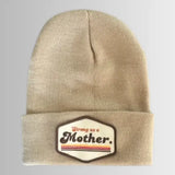 Retro Strong As A Mother® Camel Patch Beanie