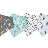 Baby Bandana Bibs 4 Pack