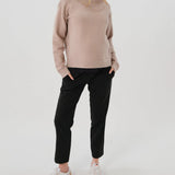 Elizabeth Under Belly Maternity Pants in All-Season Wool