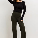 The Ultimate Before, During + After Perfect Pant