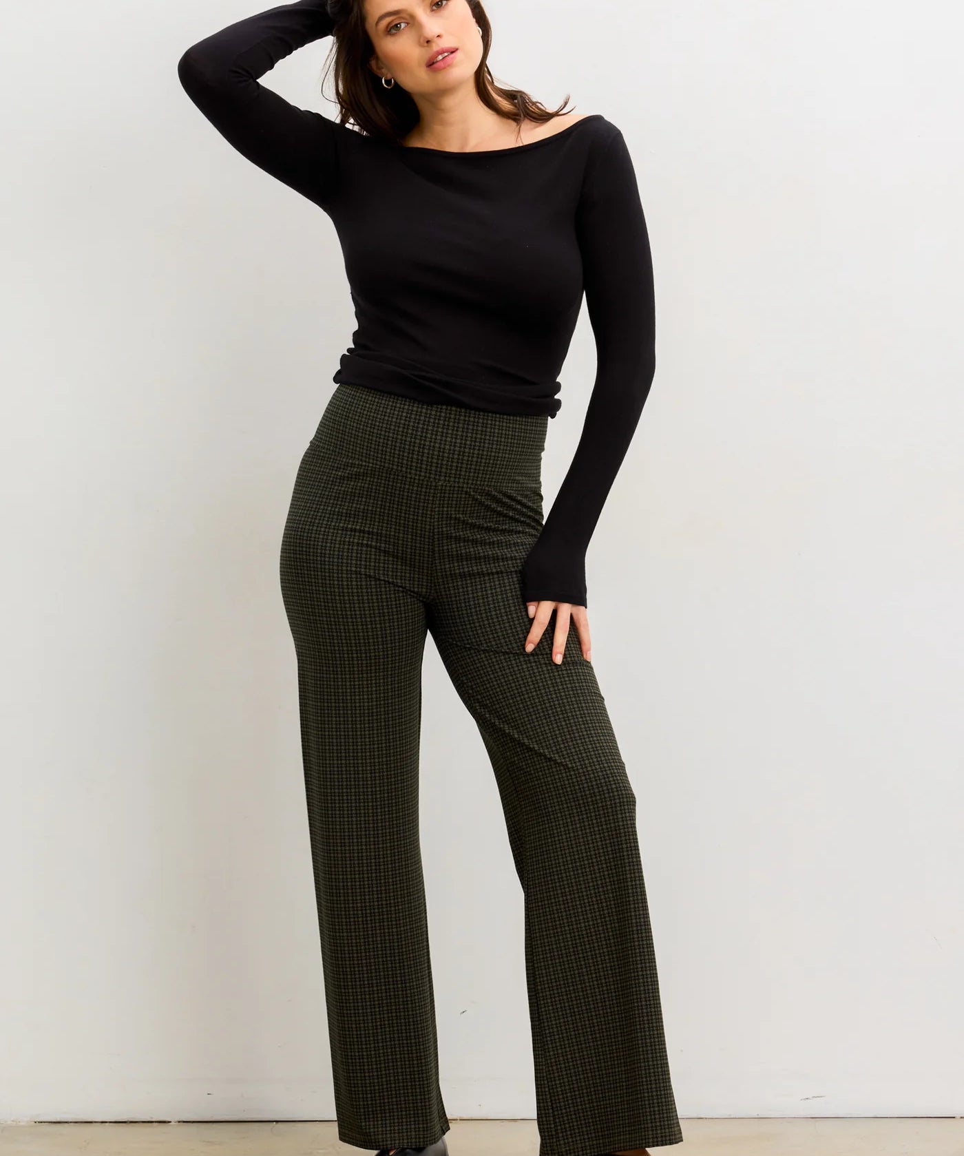 The Ultimate Before, During + After Perfect Pant