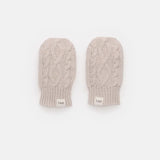 Cable Cotton Mittens