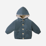Corduroy Hooded Jacket