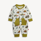 Snow To Go Waffle Magnetic Romper