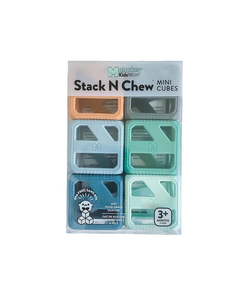 Stack N Chew Mini Chew Cubes - Earthy Tones