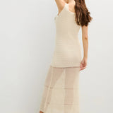 The Floral Crochet Dress