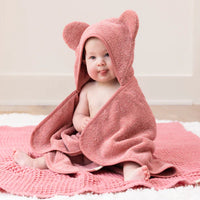 Hooded Towel + Wash Mitt Set