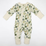 Zoom Organic Cotton Baby Pajamas 2-Way Zip Front Zipper Sleeper