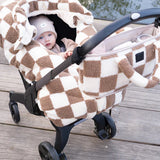 Car Seat Cocoon - Checker Berber