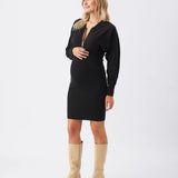 Zip Knit Nursing Dress