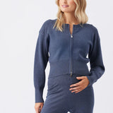 Delta Zip Through Knit