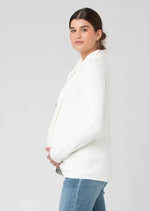 Cassie Cross Over Cowl Neck Nursing + Maternity Sweatshirt