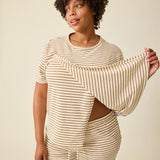Luxe Terry Split Hem Tee