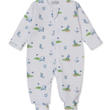 Golf Championship Blue Zip Footie