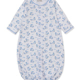 Whale Pods Blue Convertible Gown