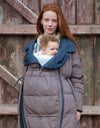 KeeriHoundstooth Puffer Maternity Coat