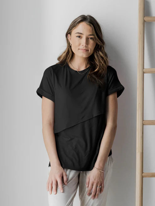 Everyday Asymmetrical Nursing T-shirt