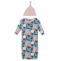 Print Layette Gown Converter + Single Knot Hat