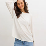 The Washed Cotton Vintage Long Sleeve T-Shirt