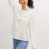 The Washed Cotton Vintage Long Sleeve T-Shirt