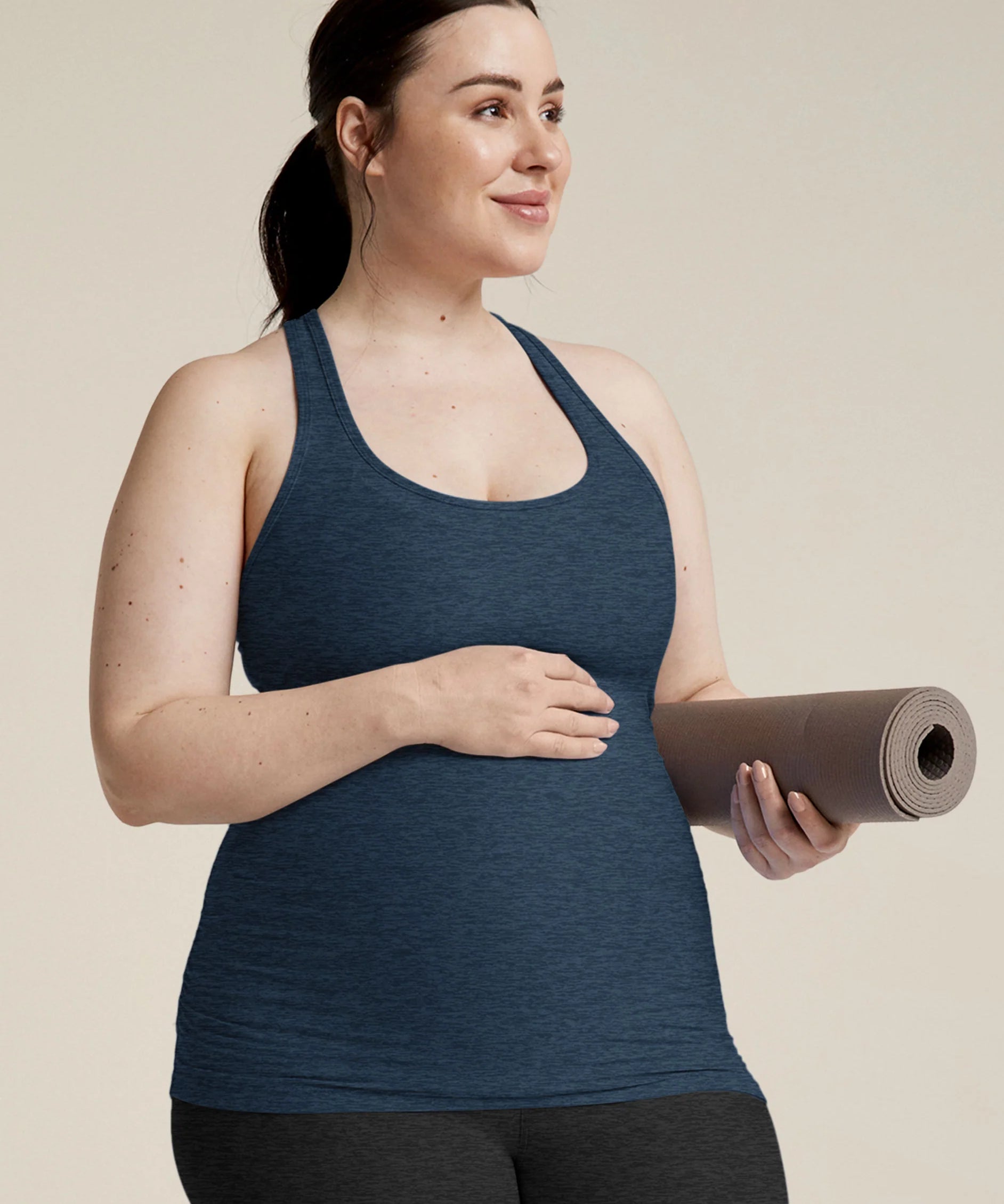 Featherweight Let It Grow Racerback Maternity Tank