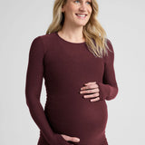 Featherweight Count On Me Maternity Crew Pullover