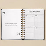 Postpartum Journal: Prompts for Mama + Daily Tracker for Baby