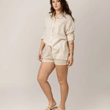 Reese Oversized Linen Button Down Shirt