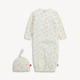 Acorns Organic Cotton Magnetic Gown + Hat Set
