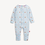 Nursery Nostalgia Blue Modal Magnetic Convertible Coverall