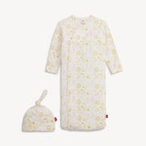 Star Signs Pink Modal Magnetic Gown & Hat Set