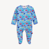 Blue Cars CloudStretch™ Magnetic Footie