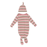 Print Layette Gown Converter + Single Knot Hat Set
