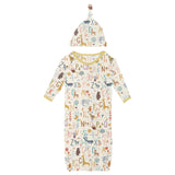Print Layette Gown Converter + Single Knot Hat Set