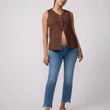 Della Linen Maternity Vest