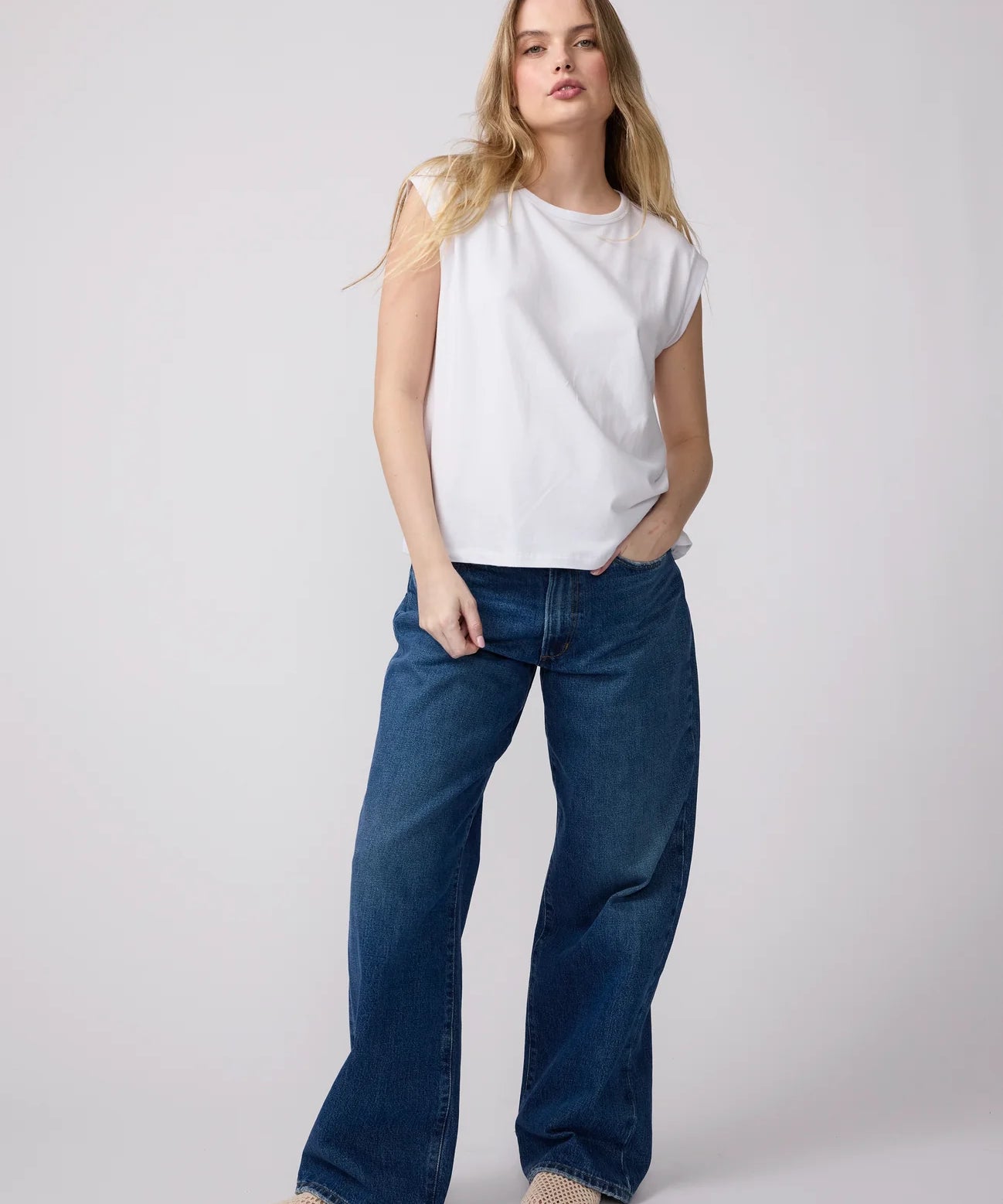 Essential Relaxed Maternity Tank Top