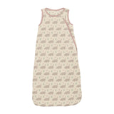 Print Fluffle Sleep Bag in Natural Hippo