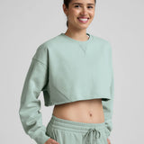 LuxeFleece Cropped Sweatshirt